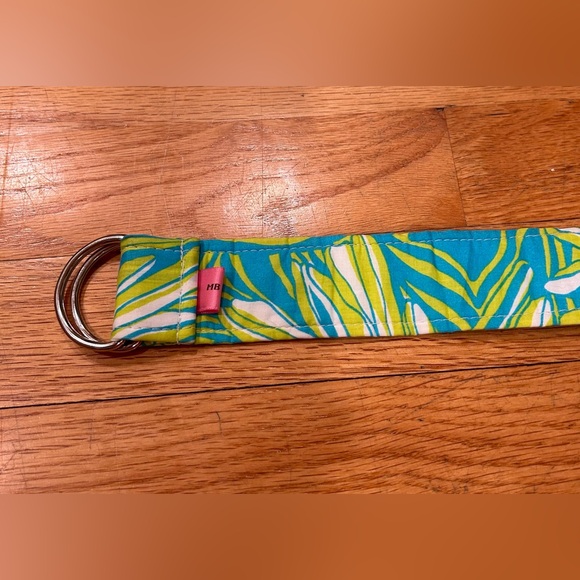 Lilly Pulitzer patterned fabric D-Ring Belt - Picture 6 of 6